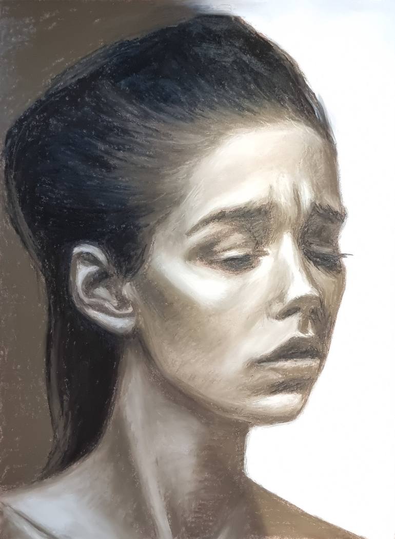 Original Pastel hotsell Portrait, Sketch