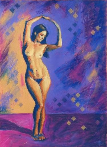Original Expressionism Nude Drawings by Artmoods TP