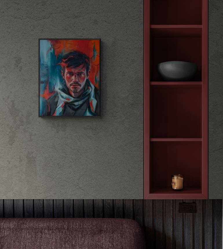 Original Expressionism People Painting by Artmoods Tp