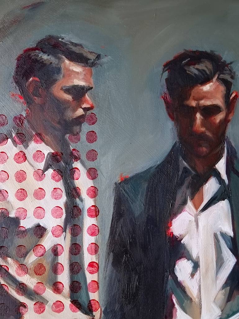 Original Portraiture Men Painting by Artmoods Tp