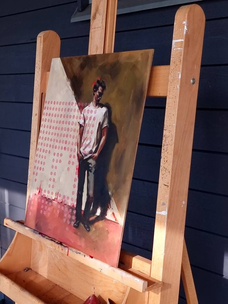 Original Portraiture Men Painting by Artmoods Tp