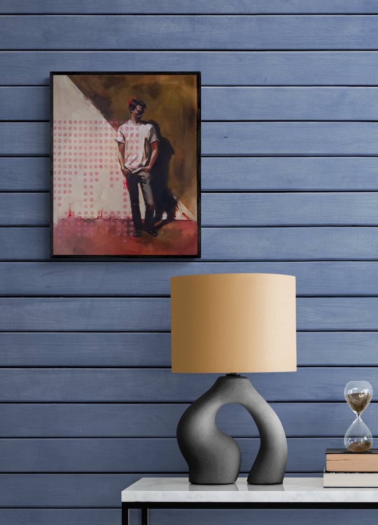 Original Portraiture Men Painting by Artmoods Tp