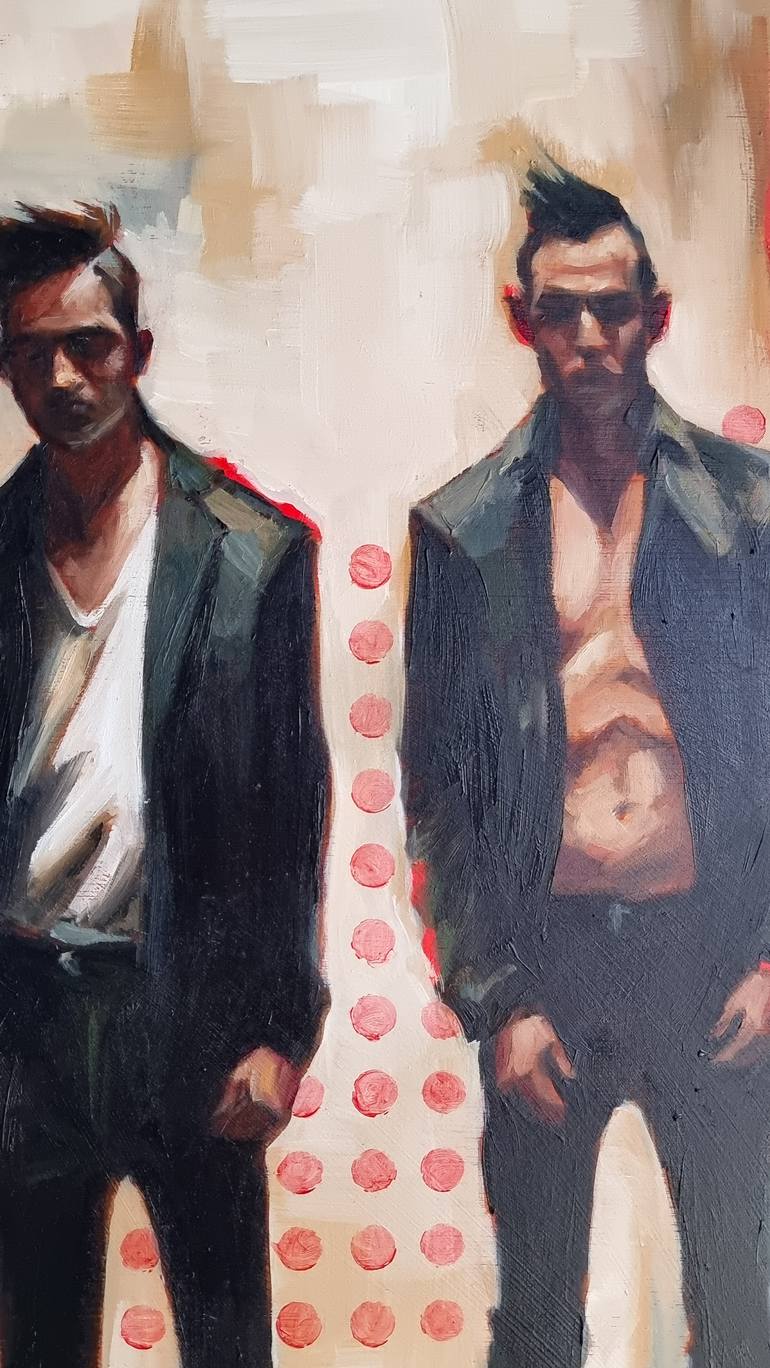 Original Portraiture Men Painting by Artmoods Tp