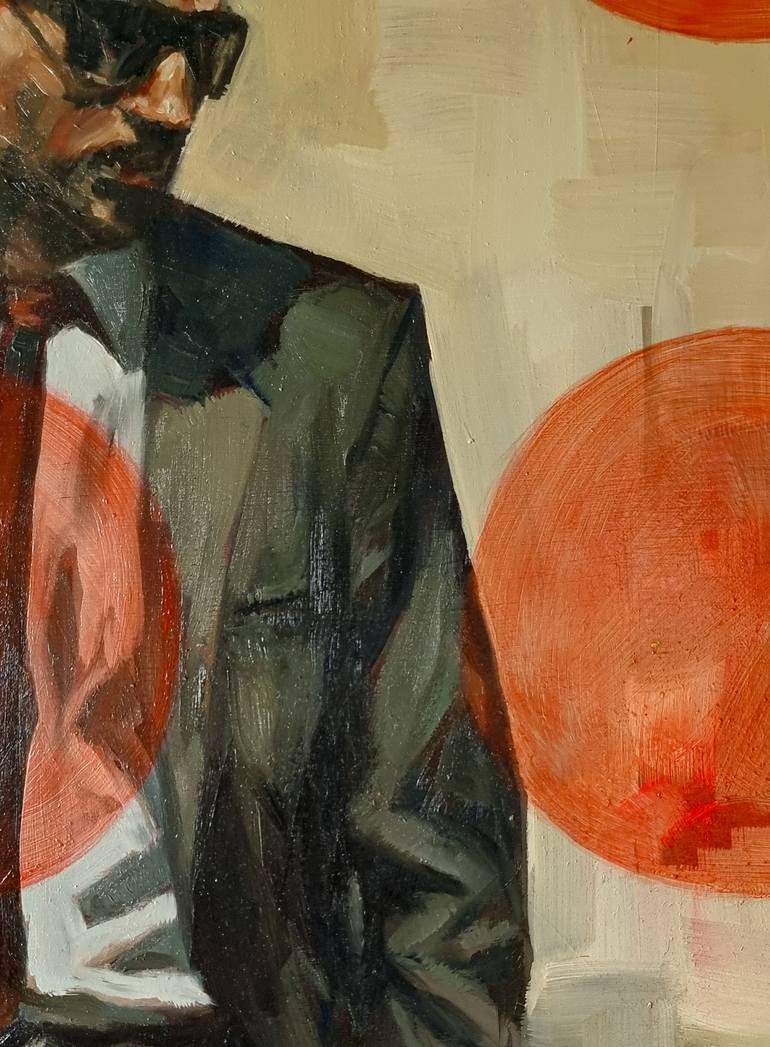 Original Portraiture Men Painting by Artmoods Tp
