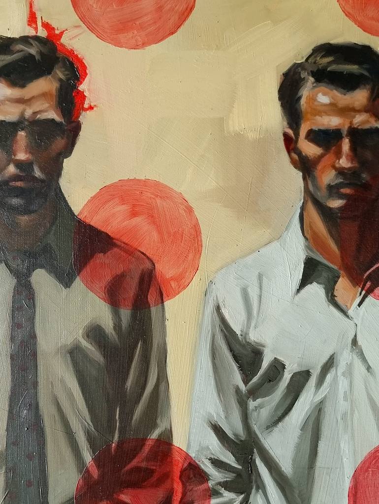 Original Portraiture Men Painting by Artmoods Tp