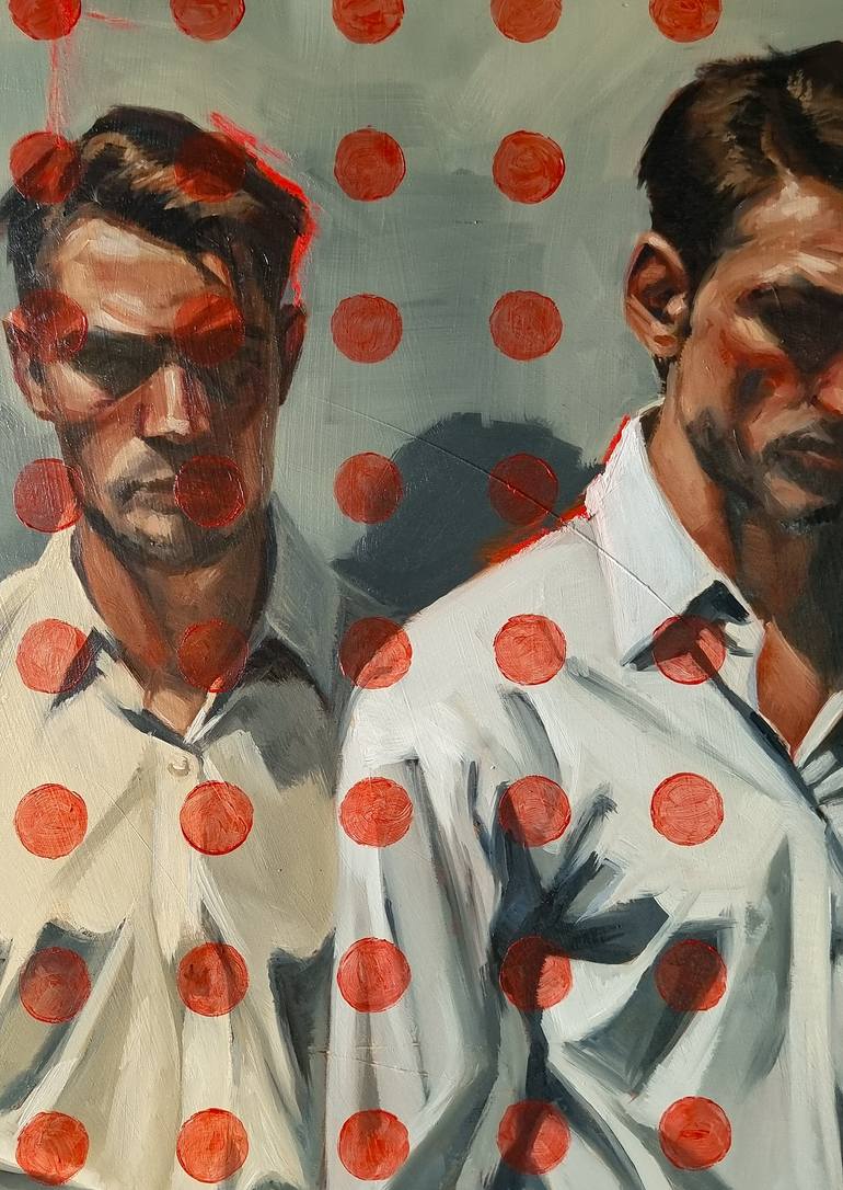 Original Portraiture Men Painting by Artmoods Tp
