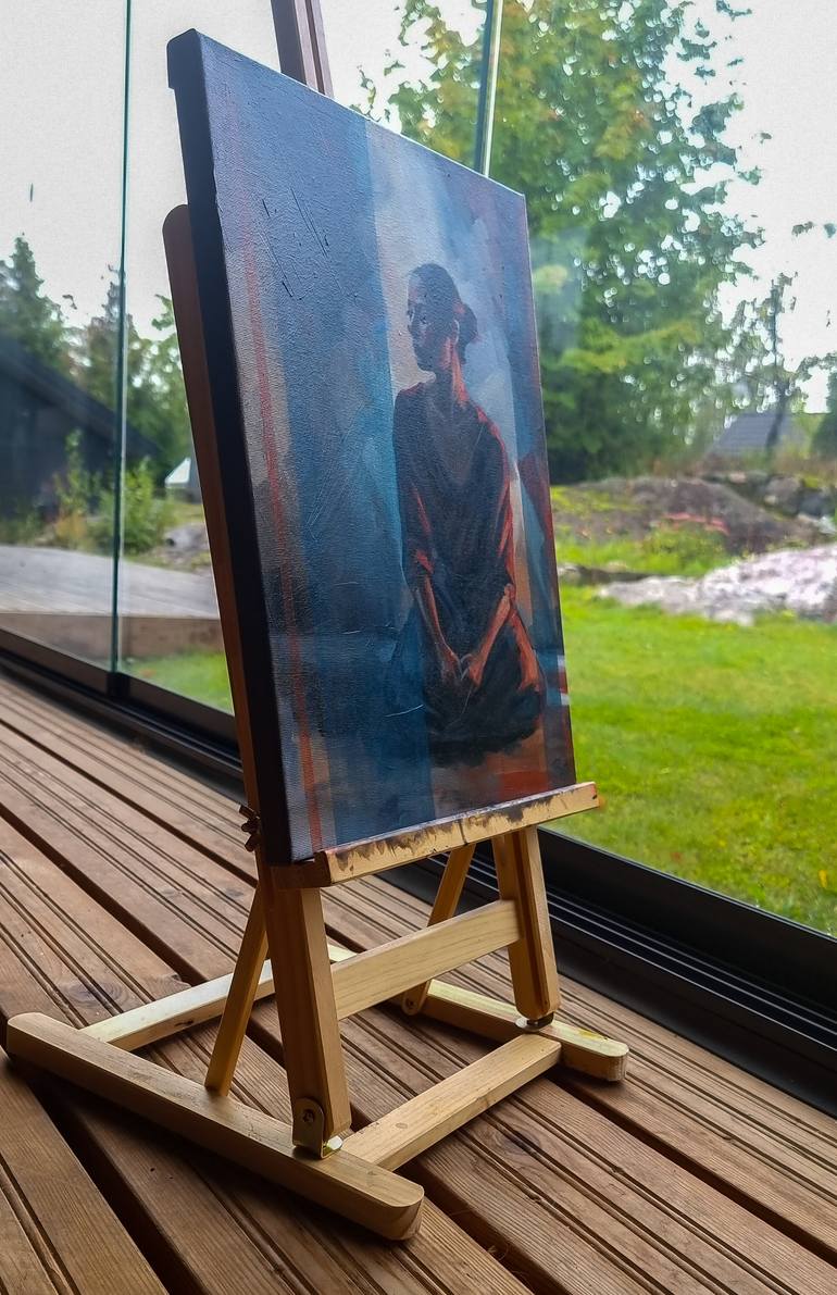 Original Expressionism People Painting by Artmoods Tp