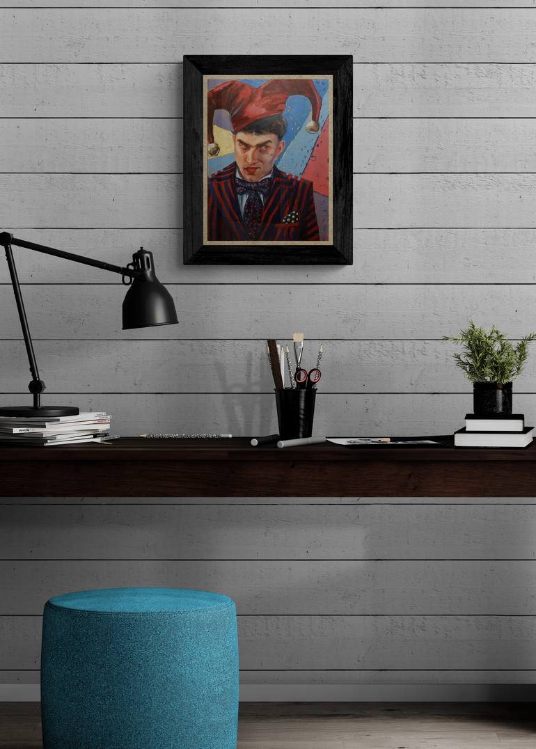 Original Expressionism People Painting by Artmoods Tp