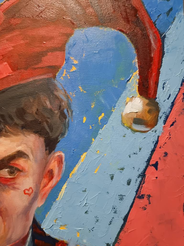 Original Expressionism People Painting by Artmoods Tp