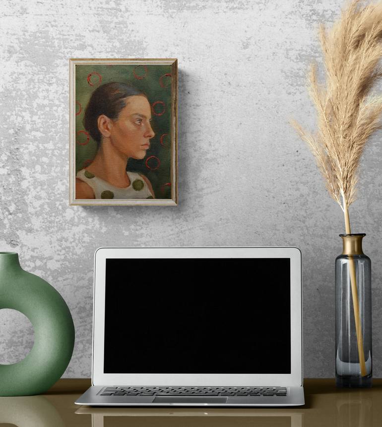 Original Expressionism People Painting by Artmoods Tp