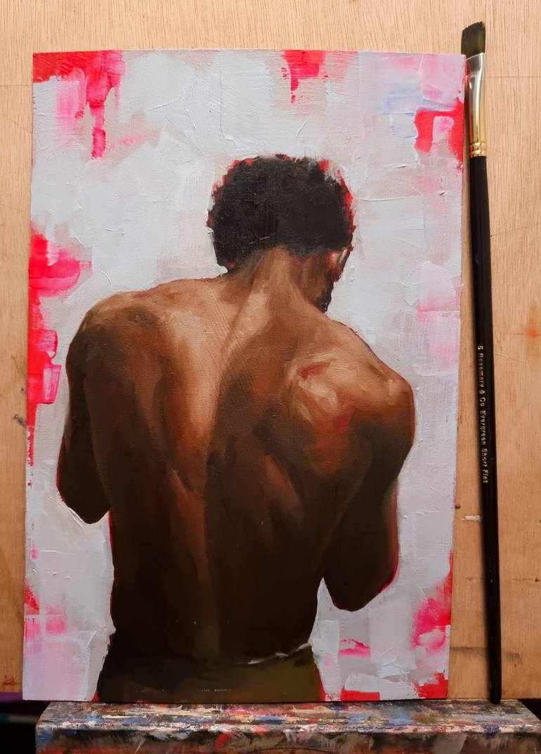 Original Expressionism People Painting by Artmoods Tp