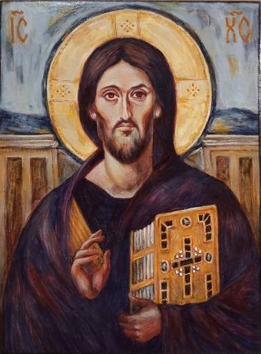Original Figurative Religion Painting by Artmoods Tp