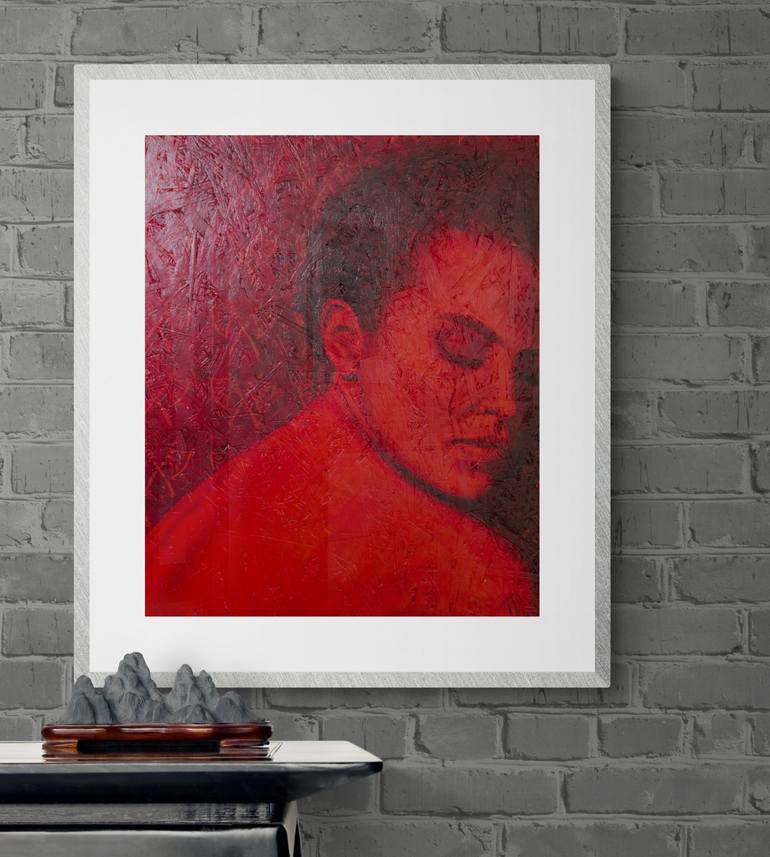 Original Portraiture Portrait Painting by Artmoods Tp