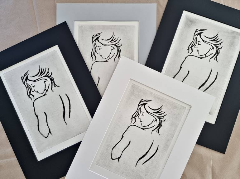 Original Minimalism Women Printmaking by Artmoods TP