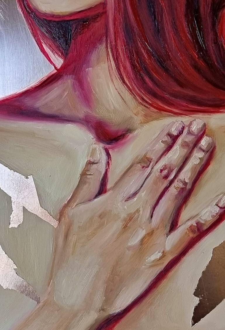 Original Expressionism Women Painting by Artmoods Tp