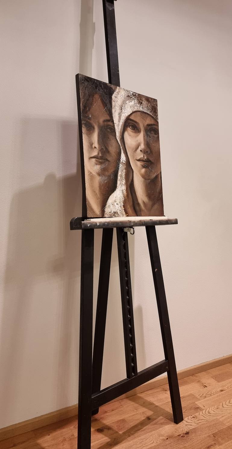 Original Expressionism Women Painting by Artmoods Tp