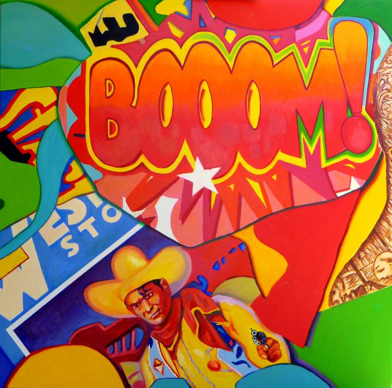 Original Contemporary Pop Culture/Celebrity Painting by Mark Hugunin