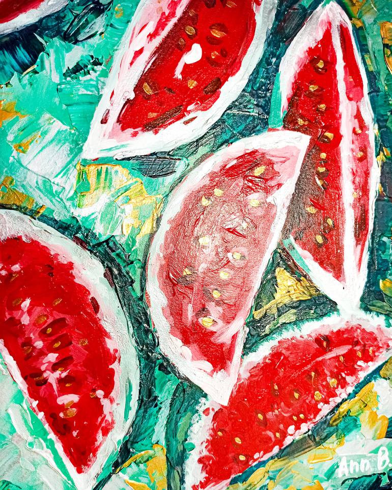 Original Expressionism Still Life Painting by Anna Bilousova