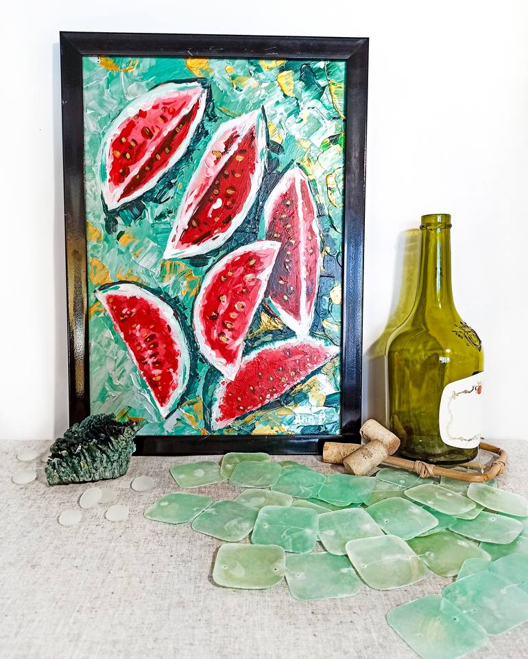 Original Expressionism Still Life Painting by Anna Bilousova