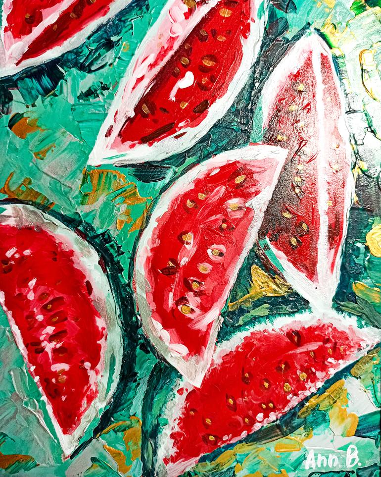 Original Expressionism Still Life Painting by Anna Bilousova