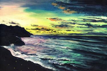 Bali Ocean seascape Oil painting thumb