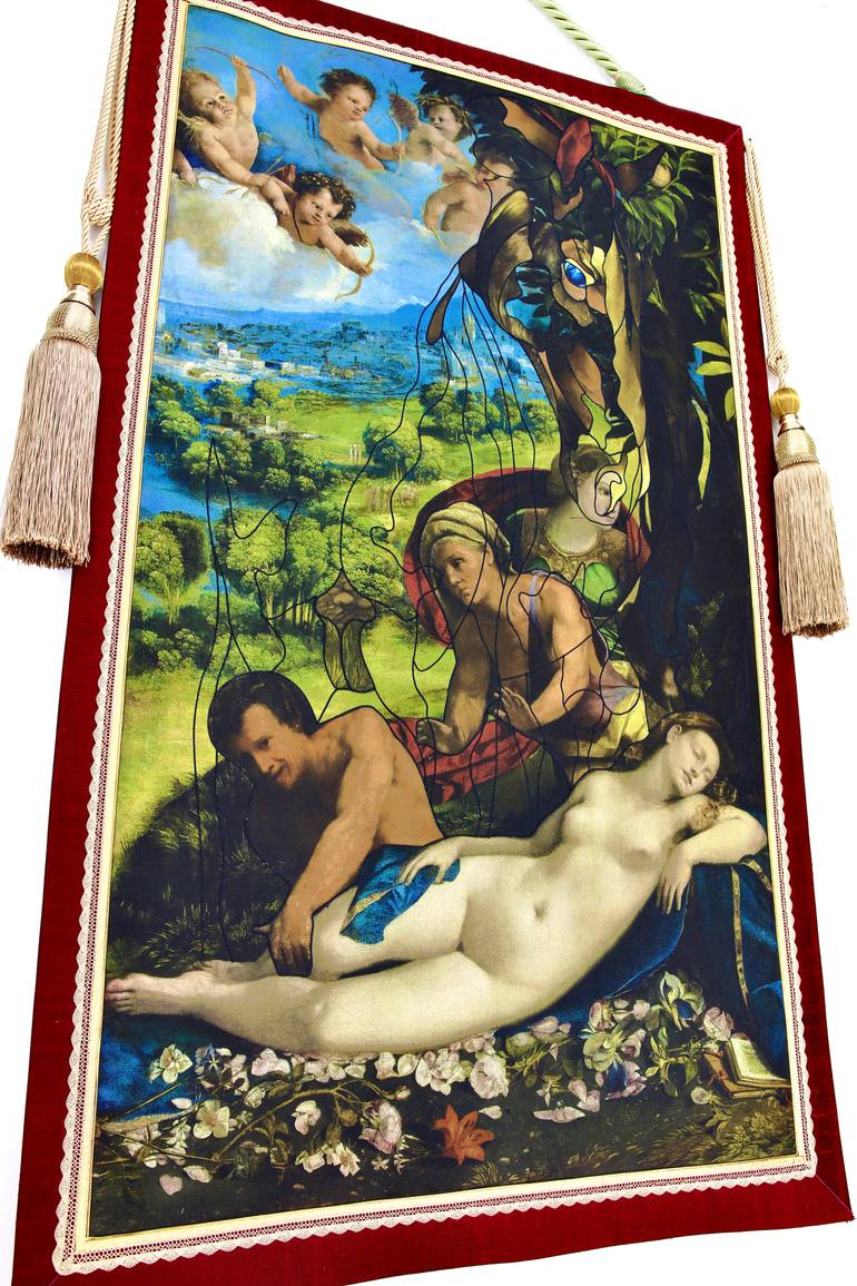 Original Contemporary Love Painting by Kostyantin Malginov