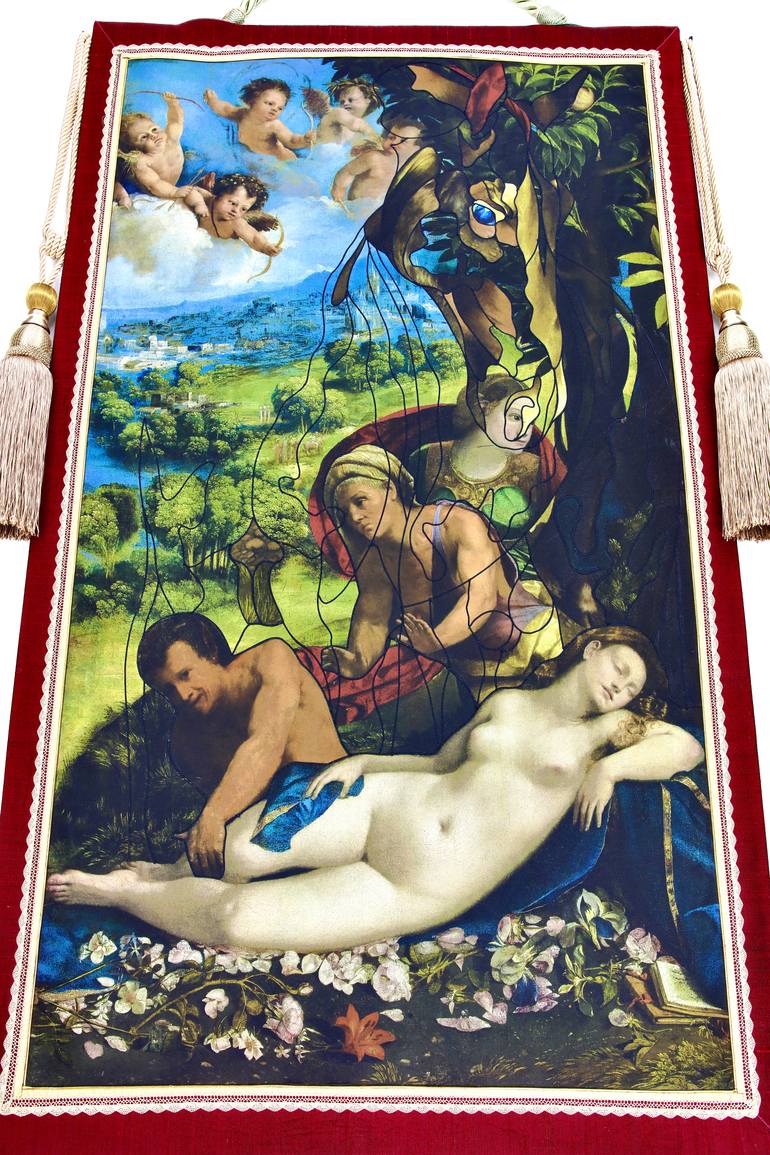 Original Contemporary Love Painting by Kostyantin Malginov