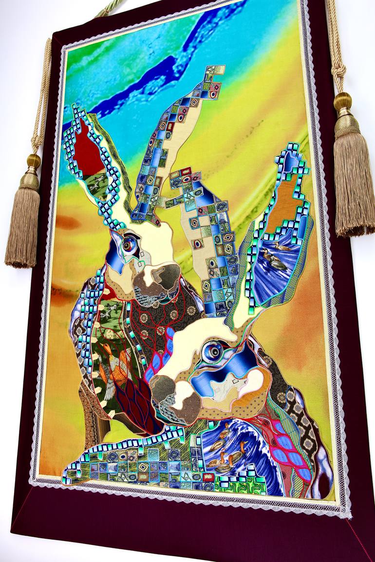 Original Contemporary Cats Painting by Kostyantin Malginov