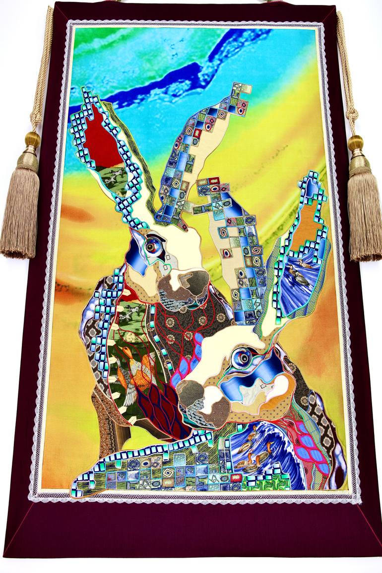 Original Contemporary Cats Painting by Kostyantin Malginov