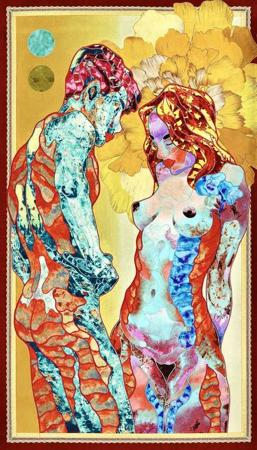 Original Abstract Love Paintings by Kostyantin Malginov