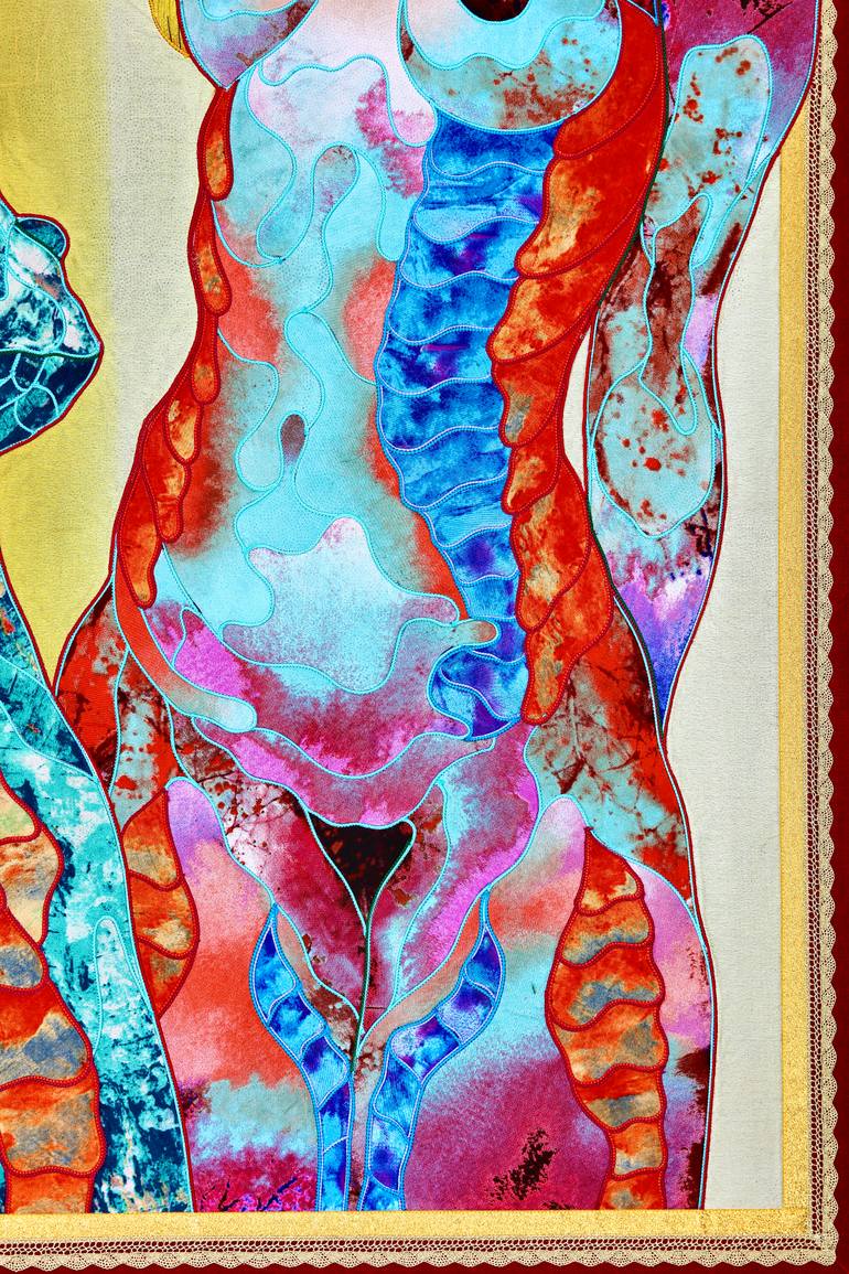 Original Abstract Love Painting by Kostyantin Malginov