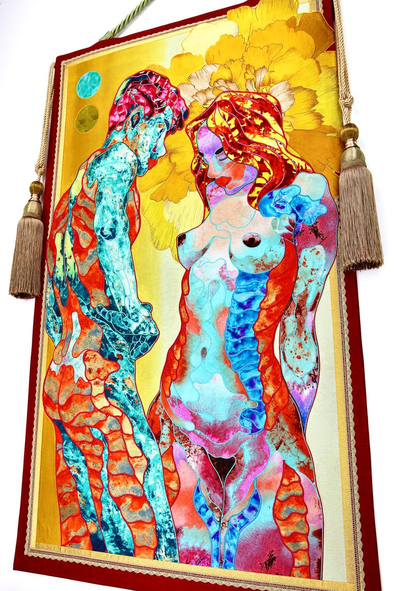 Original Abstract Love Painting by Kostyantin Malginov