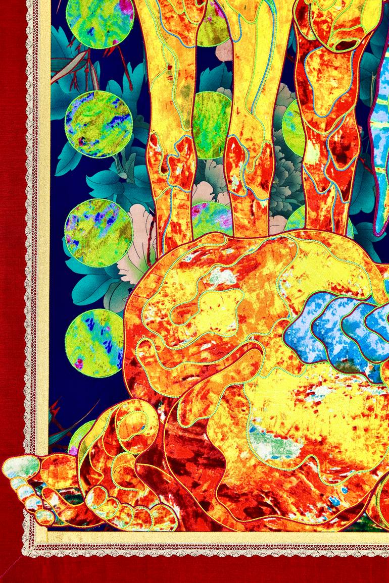 Original Abstract Horse Painting by Kostyantin Malginov