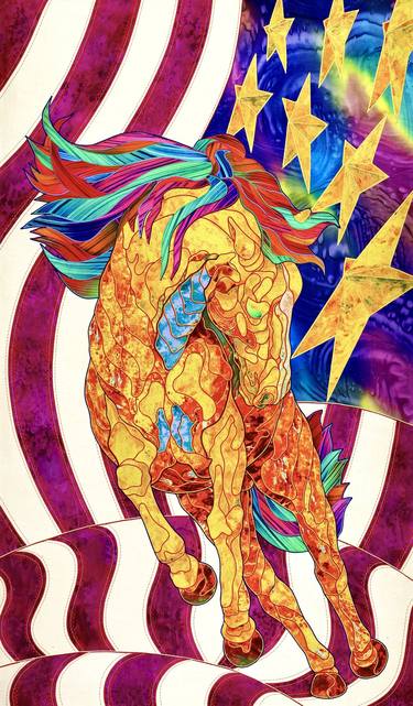 Original Contemporary Horse Paintings by Kostyantin Malginov