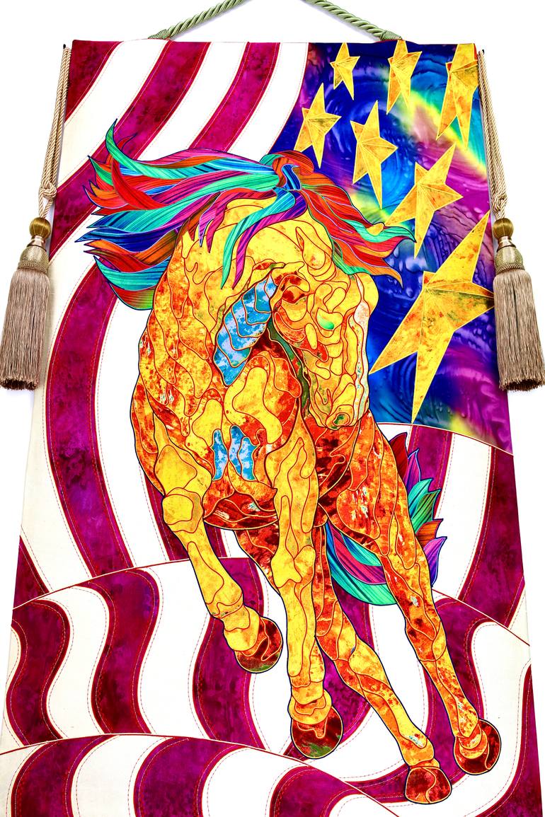 Original Contemporary Horse Painting by Kostyantin Malginov