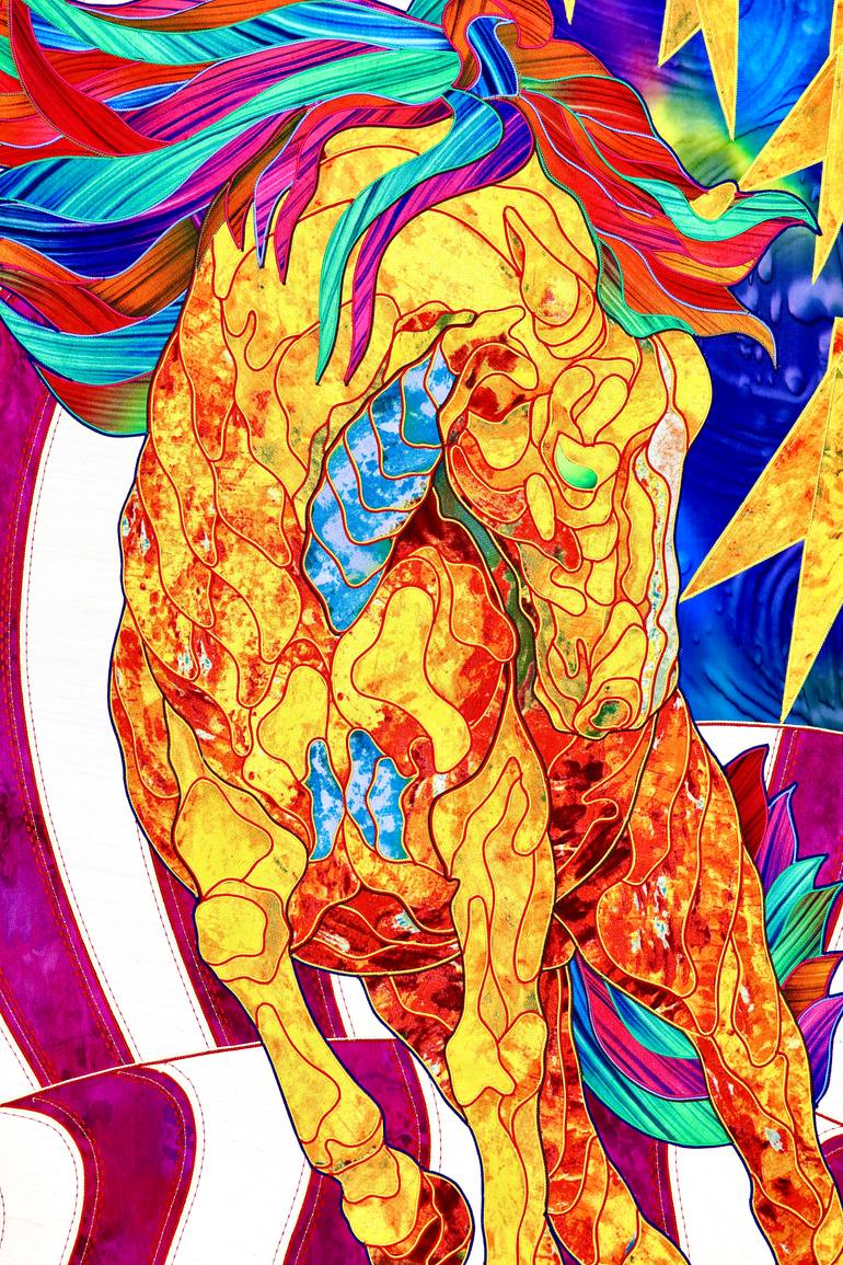 Original Contemporary Horse Painting by Kostyantin Malginov