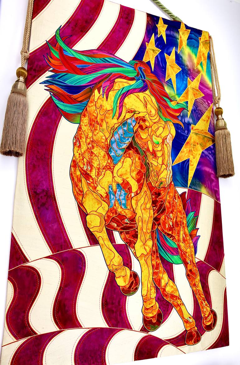 Original Contemporary Horse Painting by Kostyantin Malginov