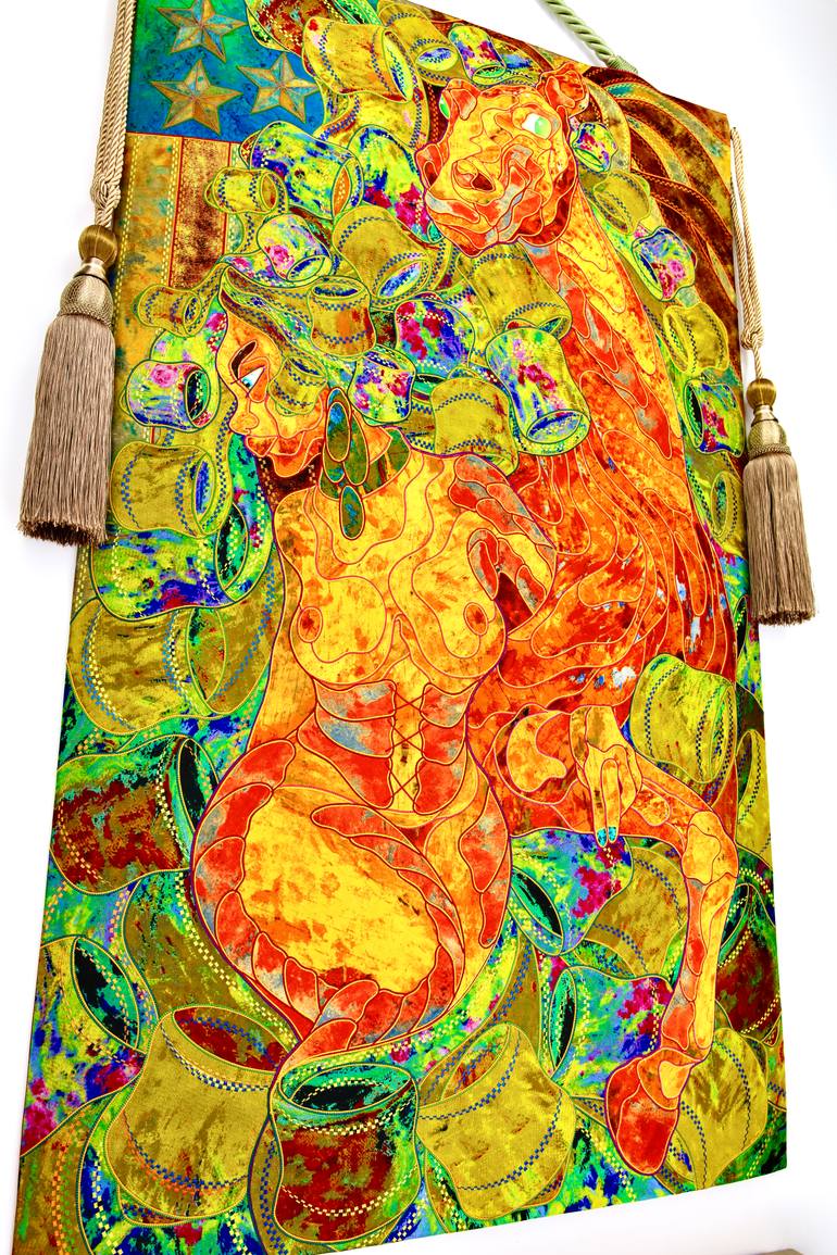 Original Contemporary Horse Painting by Kostyantin Malginov