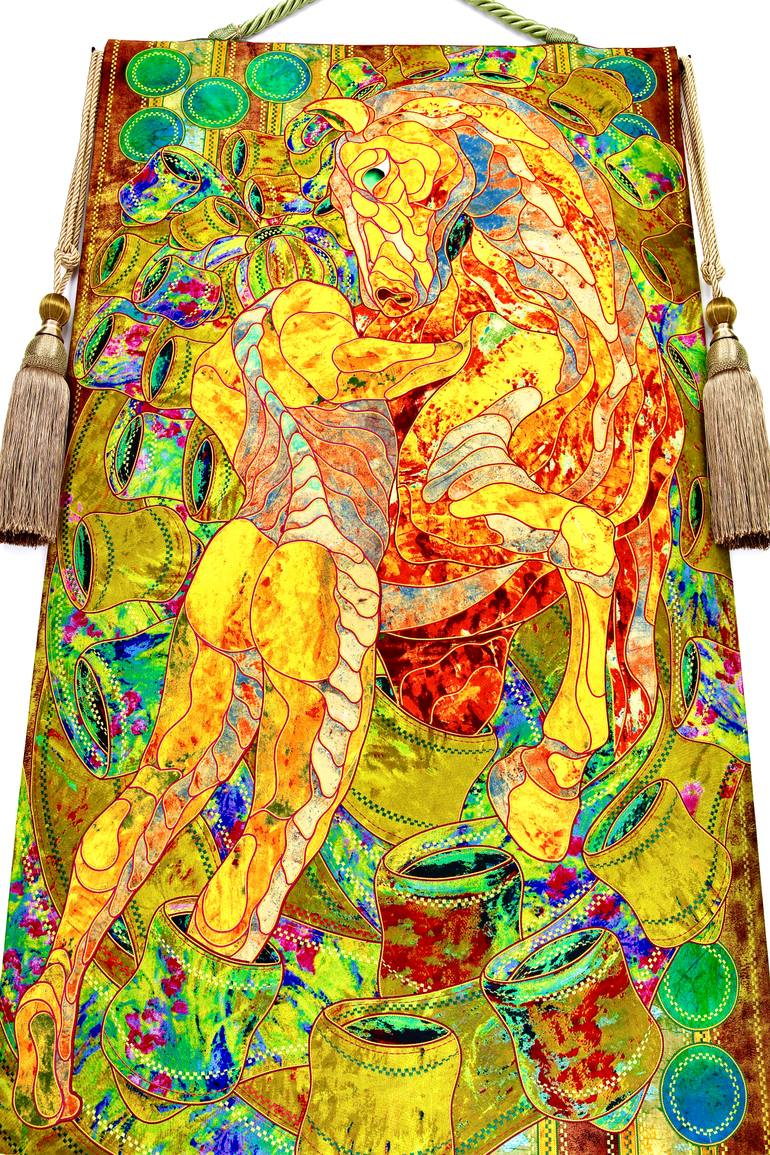 Original Contemporary Animal Painting by Kostyantin Malginov