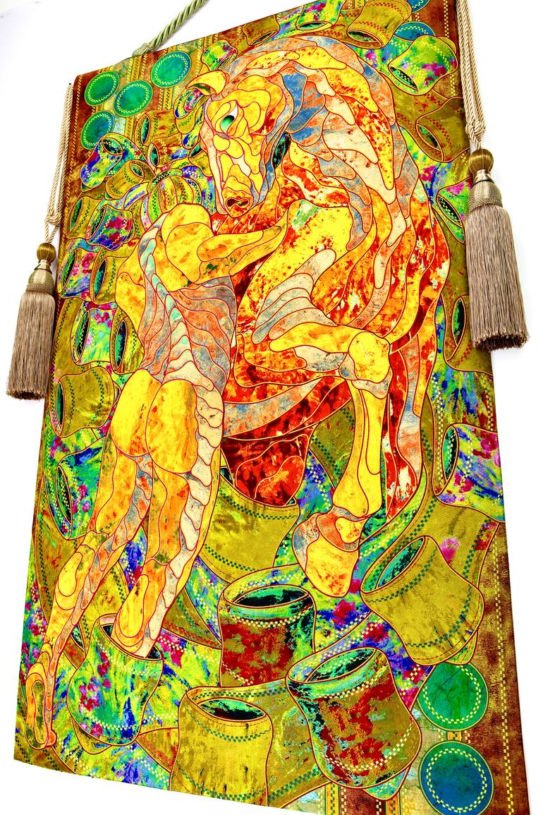 Original Contemporary Animal Painting by Kostyantin Malginov