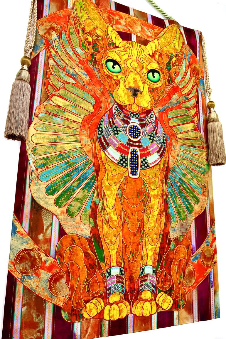 Original Contemporary Cats Painting by Kostyantin Malginov