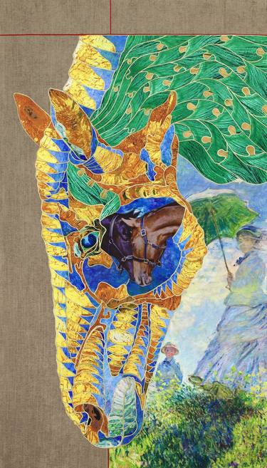 Print of Modern Horse Paintings by Kostyantin Malginov