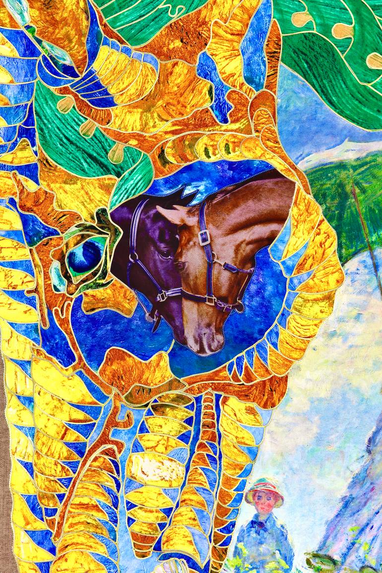 Original Modern Horse Painting by Kostyantin Malginov