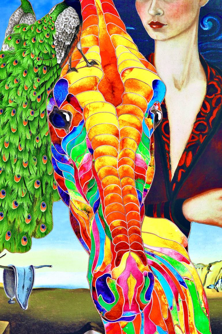 Original Contemporary Horse Painting by Kostyantin Malginov