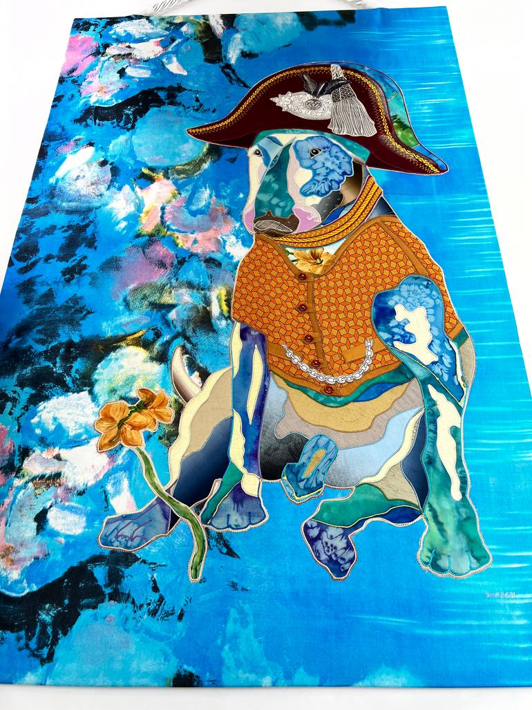 Original Conceptual Dogs Painting by Kostyantin Malginov