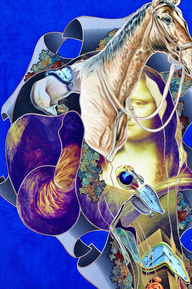 Original Fine Art Horse Painting by Kostyantin Malginov