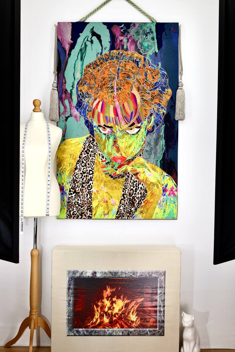 Original Conceptual Women Painting by Kostyantin Malginov