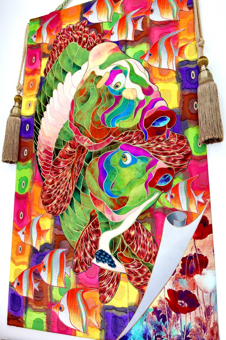 Original Contemporary Fish Drawing by Kostyantin Malginov