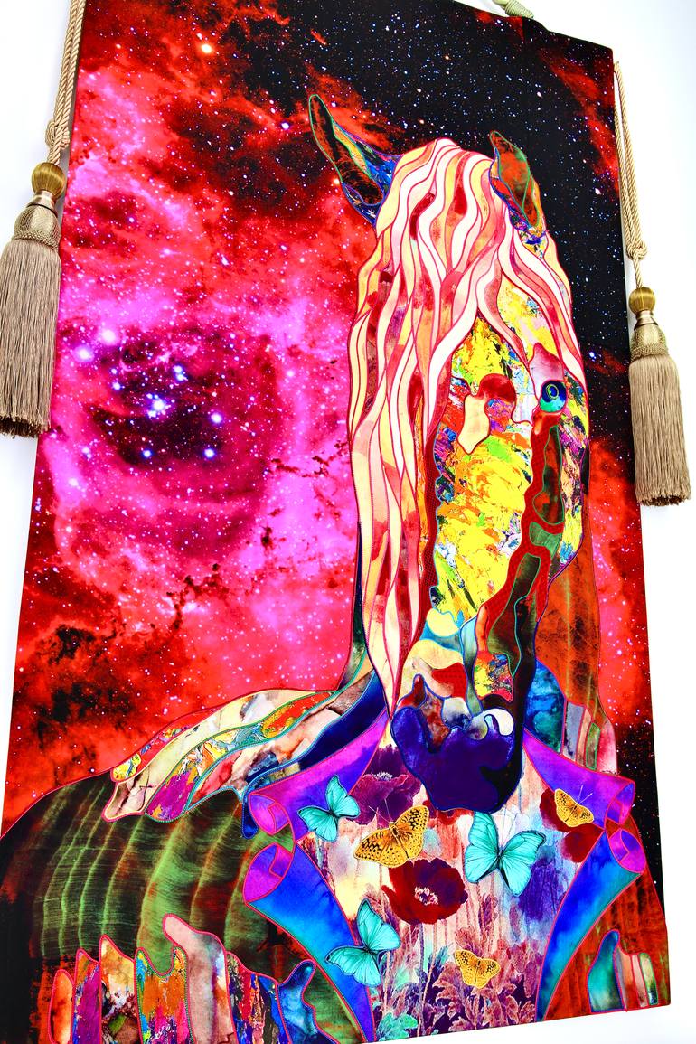 Original Conceptual Horse Mixed Media by Kostyantin Malginov