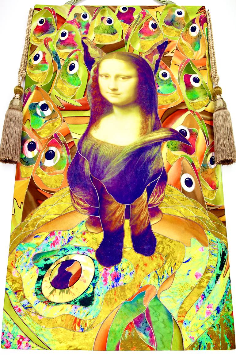 Original Contemporary Cats Painting by Kostyantin Malginov